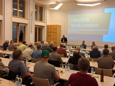 Kreisobmann Franz Obeth bei Ortsobmännertagung