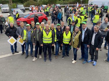 Die oberfränkische Delegation auf der AMK Demonstration
