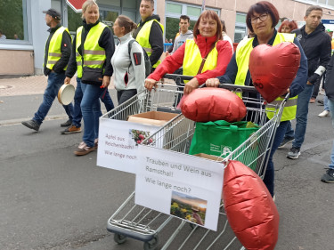 BBV-Landfrauen bei der Demo zur Agrarministerkonferenz