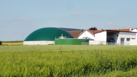 Eine Biogasanlage