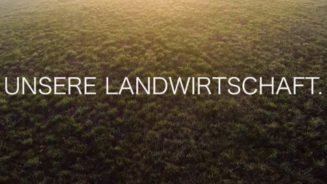 Schriftzug Unsere Landwirtschaft