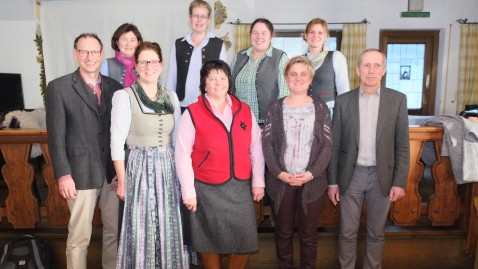 Die gewählten Mitglieder der Kreisvorstandschaft der Landfrauen im Kreisverband Garmisch-Partenkirchen
