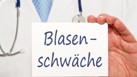 Schriftzug Blasenschwäche