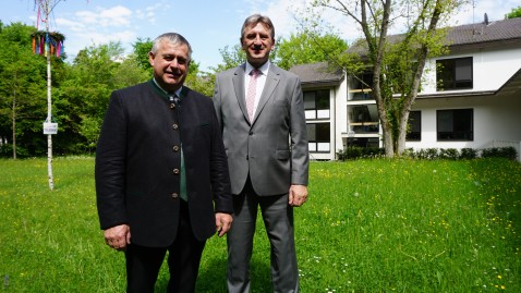 Präsident Heidl und Vizepräsident Felßner