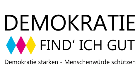 Logo Demokratie find ich gut