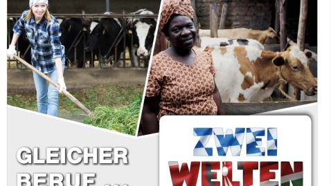 Die bayerische und die kenianische Landfrau sind zu sehen