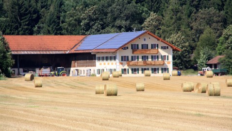 Bauernhof im Herbst