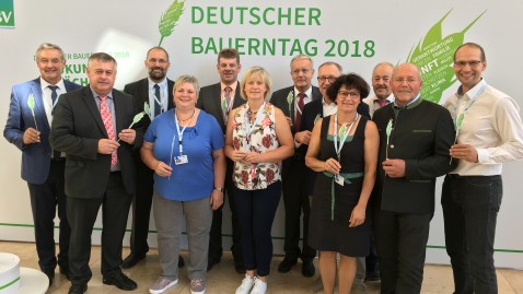 Delegierte beim Deutschen Bauerntag