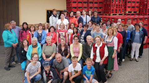 Gruppenbild der Radtour 2018