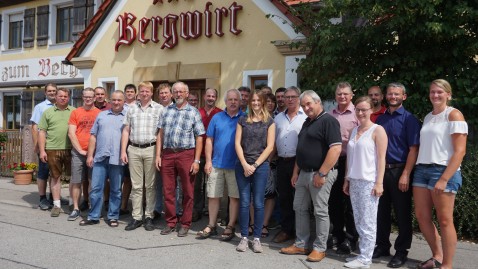 Gruppenfoto Netzwerktreffen Rind