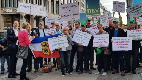 Demo in Berlin Ferkelkastration