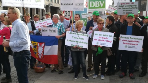 Oberfränkische Landwirte in Berlin Bundesrat