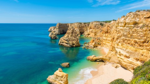 Küste der Algave Portugal