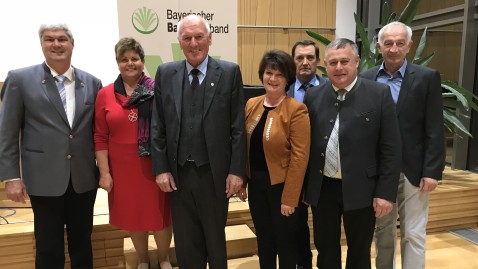 Gratulanten aus Oberfranken mit Simon Nüssel