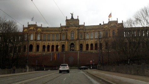 Der bayerische Landtag in München