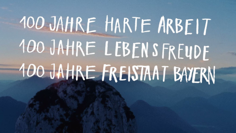 Titelbild des Videos 100 Jahre Freistaat Bayern