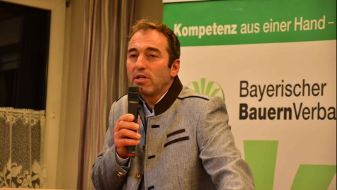 Bild Kreisobmann Jürgen Dierauff bei der Tagung der Ortsobmänner