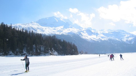 Winterlandschaft in den Bergen