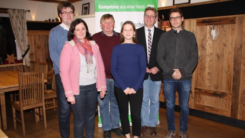 Vorstandschaft des AK Biogas mit Referenten