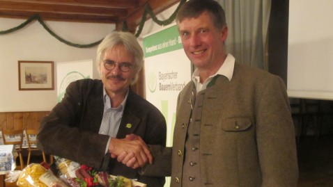 Richard Mergner und Kreisobmann Peter Fichtner