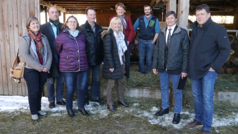 Betriebsbesichtigung der Mitglieder der Sozialen Landwirtschaft