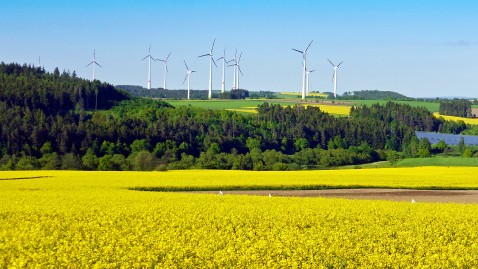 Windräder im Hofer Land