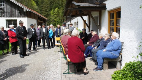 Die Austragler bei ihrem Treffen in Eschenlohe