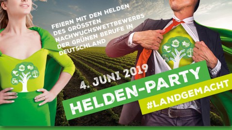 Plakt zur Helden-Party