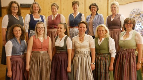 Gruppenbild Dirndl