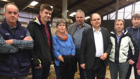 MdB Christian Schmidt beim Stallgespräch