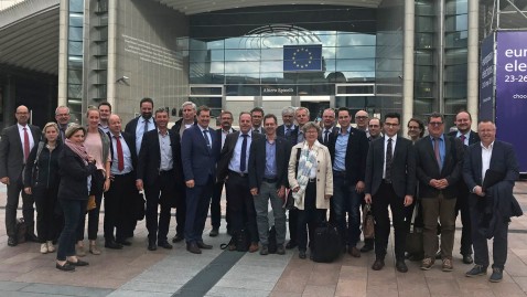 Der Umweltausschuss des Deutschen Bauernverbandes auf Besuch in Brüssel