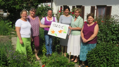 Spendenübergabe an Bäuerlichen Hilfsdienst