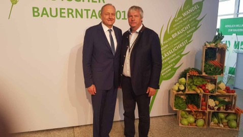 Präsident Ruckwied und Hermann Etel