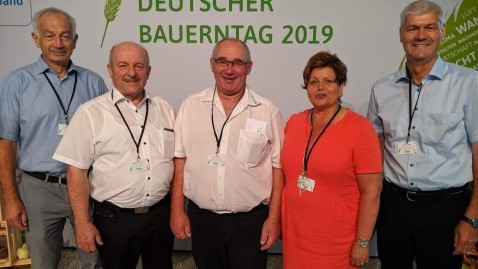 Oberfränkische Vertreter beim Deutschen Bauerntag 2019