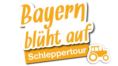 Logo BBV-Schleppertour Bayern blüht auf