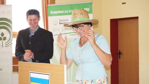 Rita Blümel mit Meinrad Fußeder