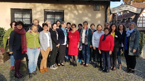 Die Landfrauen des Bayerischen Bauernverbandes beim Drei-Länder-Treffen. 