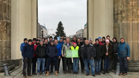 Rosenheimer vor dem Brandenburger Tor