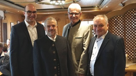 Georg Zankl (rechts) beim Treffen in Andechs