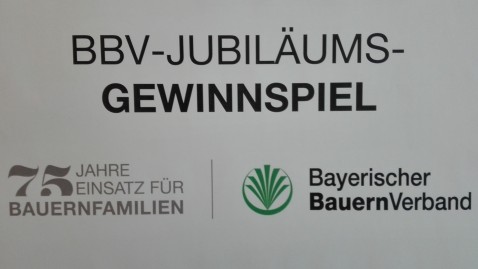 Gewinnspiel 75 Jahre BBV