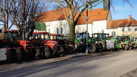 Bulldogs vor der Inntalhalle