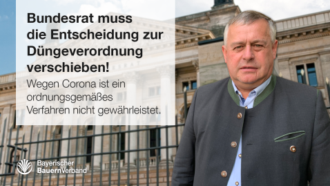 Bauernpräsident Heidl vor Bundesrat