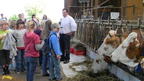 KInder auf dem Bauernhof