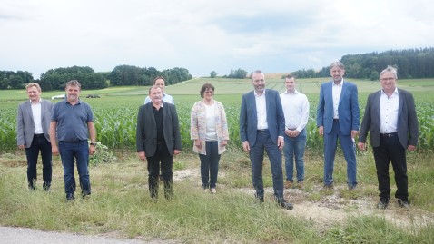 MdEP Manfred Weber auf Betrieb Mühlbauer, Badersdorf