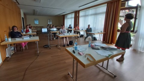 Lehrsaal für Agrarbürofachfrauen