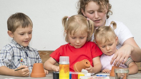 Dorfhelferin im Einsatz