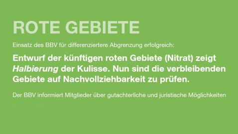Halbierung rote Gebiete