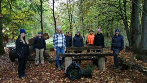 Fortbildung im Wald