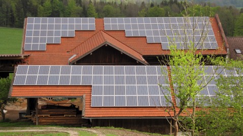 Photovoltaik-Anlage auf Dächern