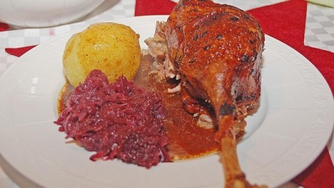 Gänsebraten